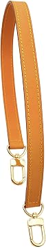 Genuine Vachetta Leather Strap for Bag,Shoulder Purse Strap Replacement Fit for Speedy Pochette Metis BEESWAX-Width0.70in&Length25.6in,Double Buckles