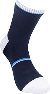 شراب قطن ابيض من وايت فلاور نصف رقبة للرجال - كحلي مقاس 40-45, كحلي, 40-45، 6