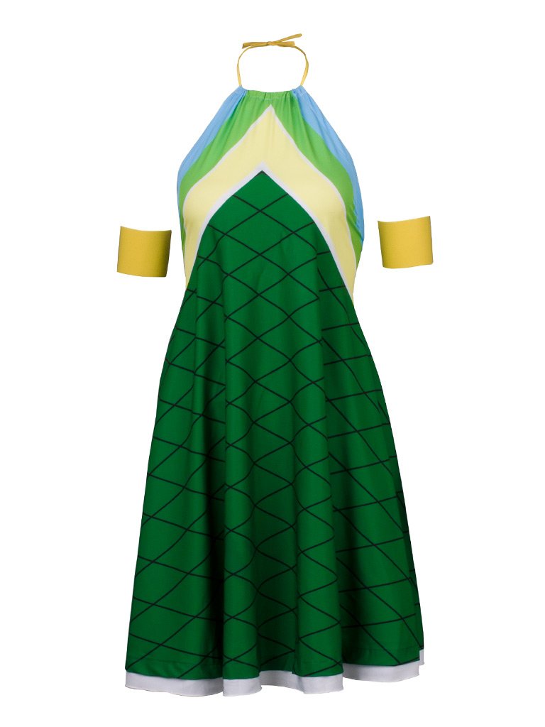 Wendy Marvell Cosplay Dragon Squama Printed Costume Dress Mp003425 |  Desertcart Brunei
