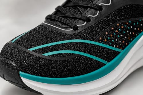 Image of Allen Cooper Men Running Shoes Lightweight Lace-Up Sports Walking Shoes with Cushioned Memory Foam