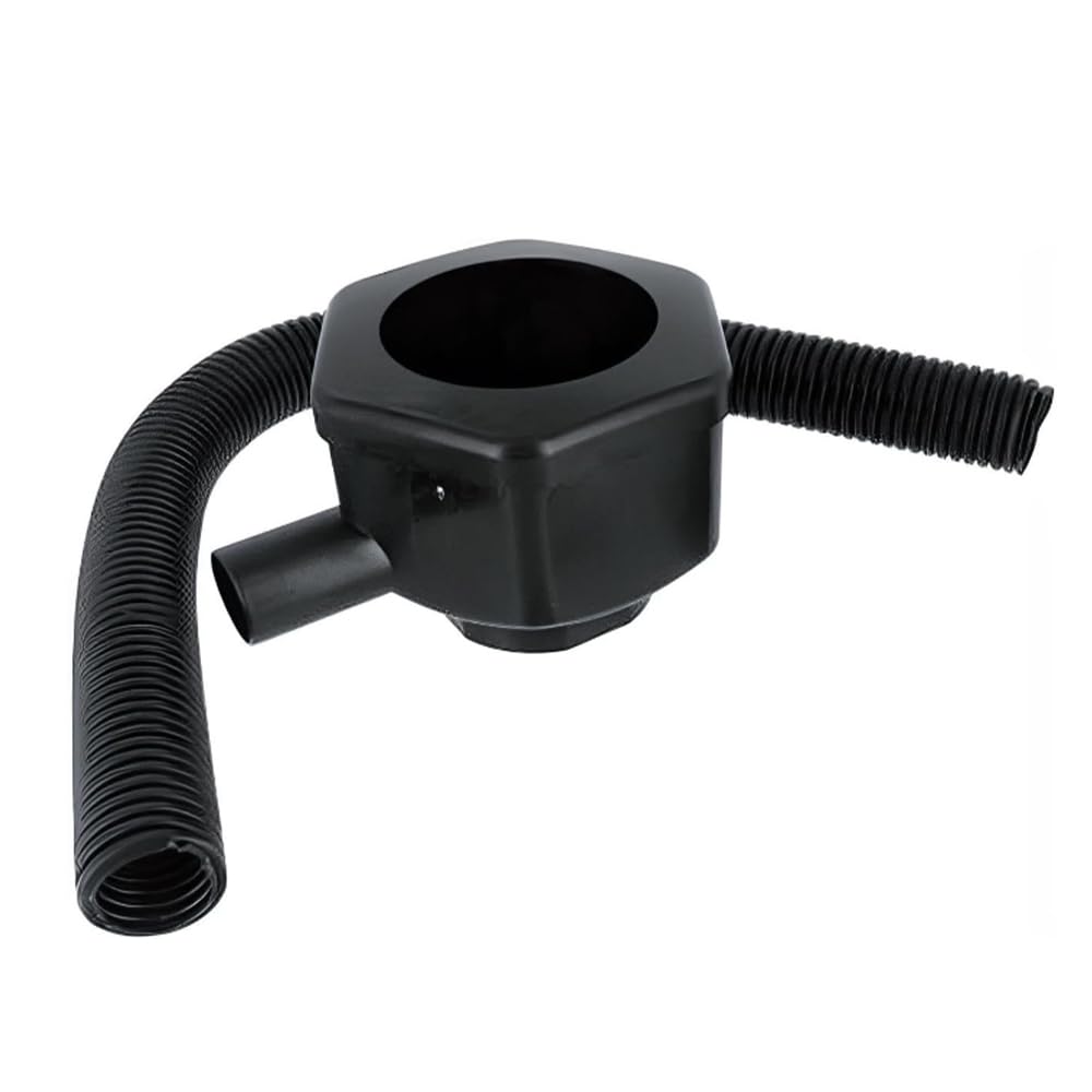 ANGIX | Water Butt Diverter Kit | Easy to Connects Downpipe to Water Butt | Plastic Material | Water Butt Diverter Kit Fits Both Round and Square Downpipes