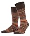 Produktbild Burlington Herren Socken Snow Isle Schurwolle gemustert 1 Paar, Braun (Dark Brown 5235), 40-46