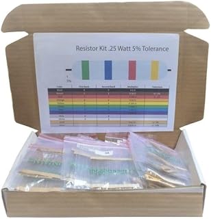 DEPOKE 32 Value Resistor Kit for Industrial and DIY Projects (Pack of 320pcs) Price In India