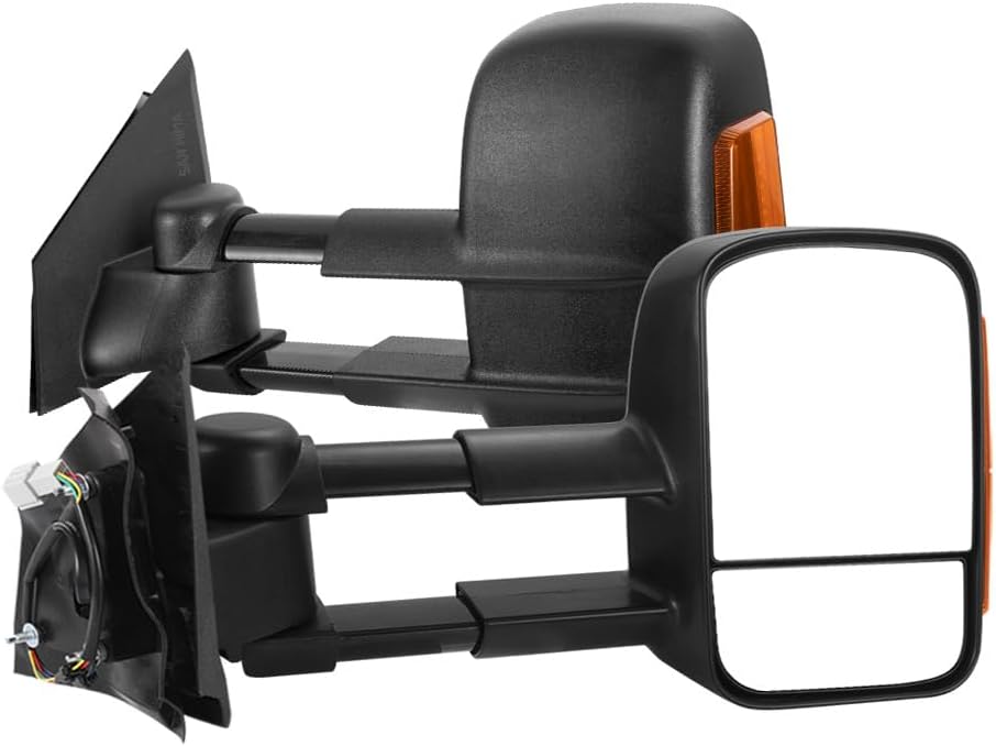 Towing Mirror - Extendable, Vehicle Mirror for Mazda BT-50 Exterior Right