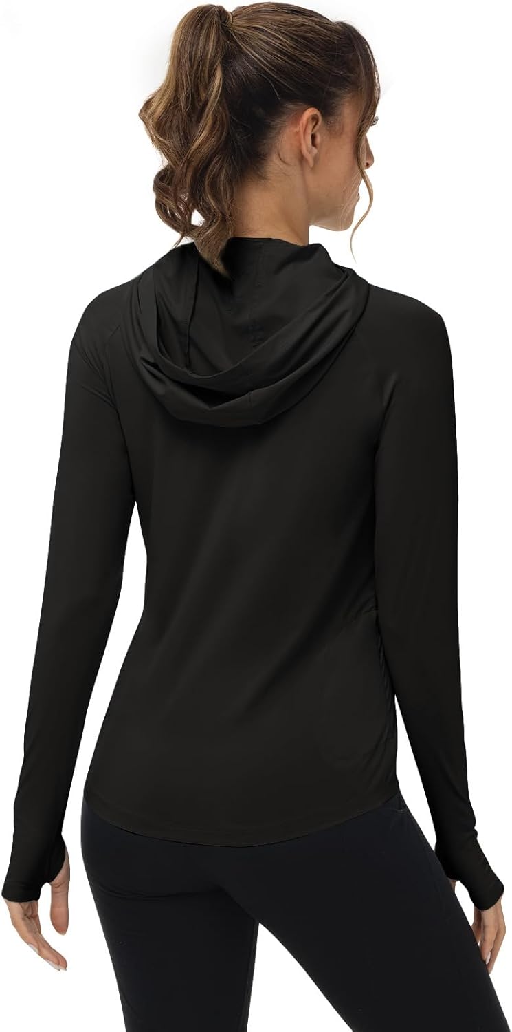 TBMPOY Womens UPF 50+ Sun Protection Hoodie Shirt Long Sleeve Fishing Hiking Outdoor UV Shirt Lightweight - Image 6