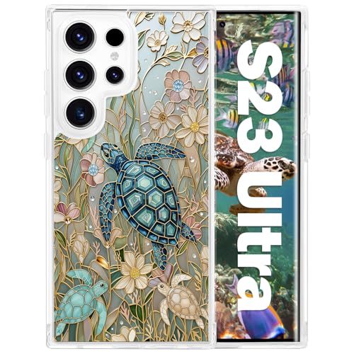 Coque Samsung S23 Ultra tortue de mer contre les rayures et chutes du quotidien