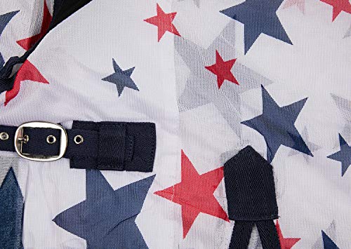 Rhinegold Unisex's 681-4/9-STAR Sahara Fly Rug-4/9-Star, Star Print, 4'9