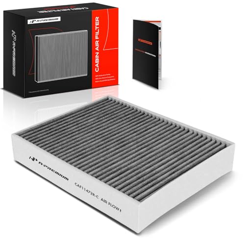A-Premium Cabin Air Filter with Activated Carbon Compatible with BMW 320i, 320i xDrive, 328d, 328i, 330e, 330i, 330i xDrive, 335i, 428i, 430i, 435i, 440i, 228i, 230i, M2, M3, M4, ActiveHybrid 3, RWD