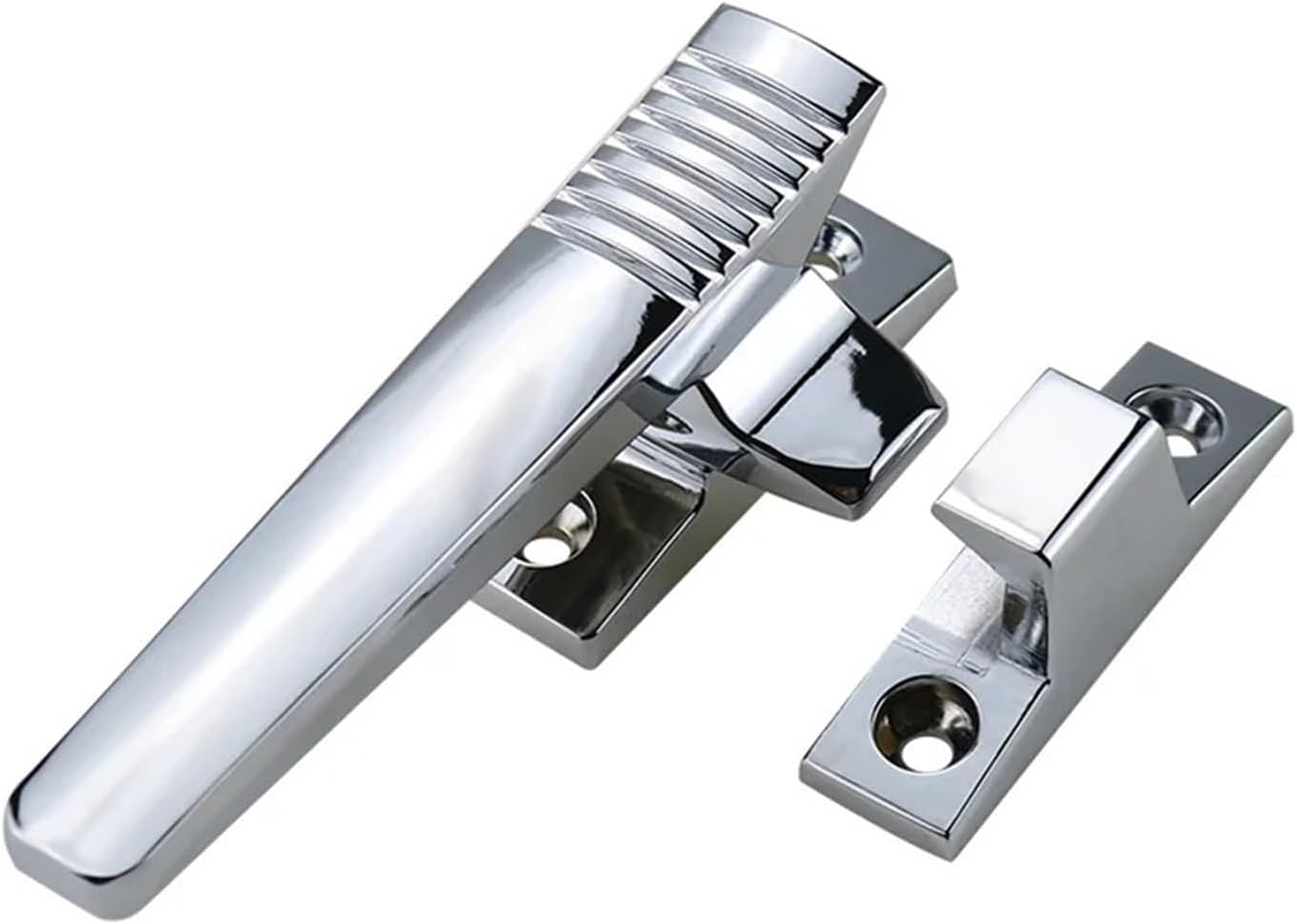 Zinc Alloy Handle Tightly Closed Door Handle Door Handle Cabinet Door Lock 1Pcs(Large Size-R)