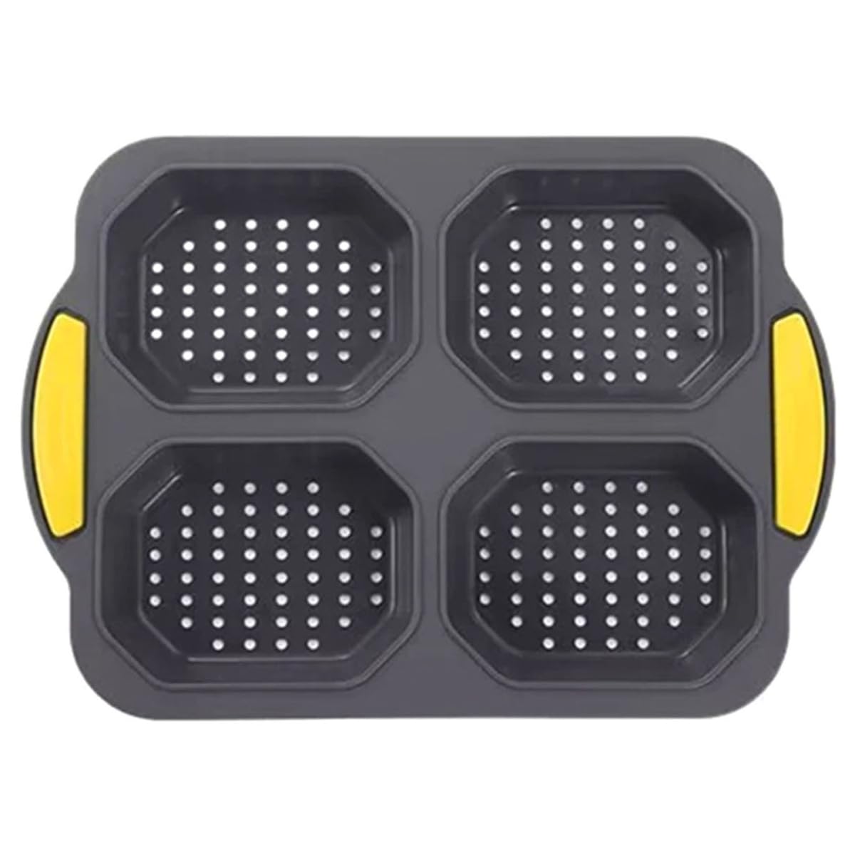 CTRLZS Baking Mould Restaurant Hamburger Bun Silicone Mold Foldable Reusable Bread Pan Heat DIY Kitchen Tool