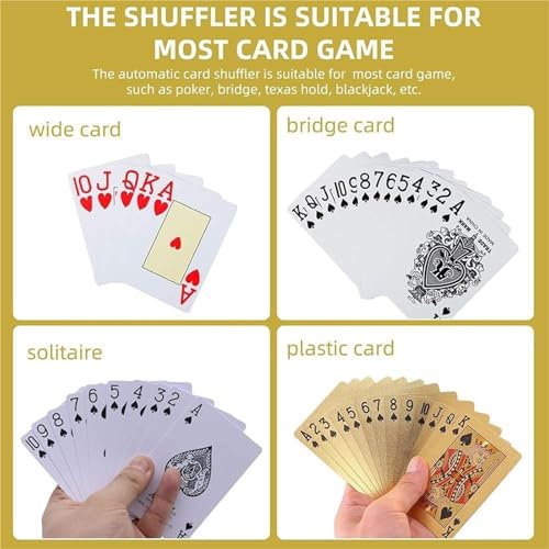 Shuffler elettrico della carta del poker per 8 mazzi, macchina doppia anti-imbroglio della carta della scanalatura per UNO, ponte e carte da gioco
