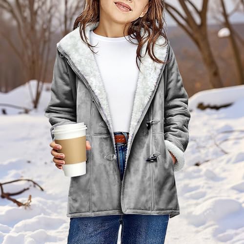 Jackets for Teens Classic Solid Color Suede Jacket Casual Lightweight Zip up Jackets Vintage Fashion Faux Leather Outerwear4