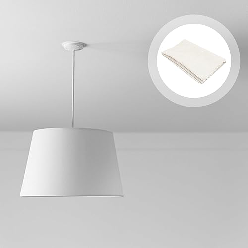 Miniatura 2 de Gadgets para el hogar, material de pantalla de estireno, rollo de estireno, hojas de cubierta de luz precortadas para lámpara de tambor redondo DIY