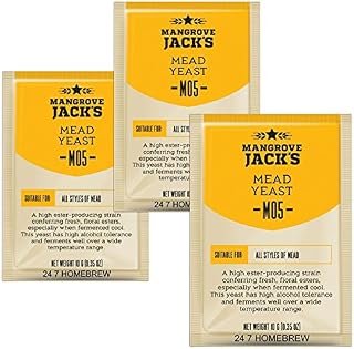 3x Mangrove Jack’s Craft Series Mead Yeast M05 (10g)