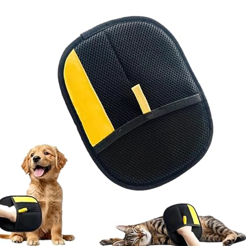 Yomi Gant dépilatoire pour animaux de compagnie, gant magnétique réutilisable à double face, pour laver les chiens, pour le lavage, les vêtements, les...