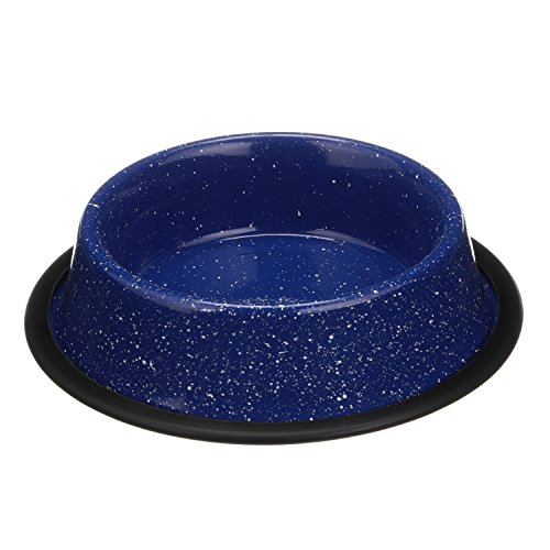 Neater-Pet-Brands-Outdoor-Camping-Style-Pet-Bowl-Enamel-Ware-Blue-Black-Granite-Colors-Dog-Cat-No-Tip-Skid-Bowls-16-oz-Blue Neater Pet Brands Outdoor Camping Style Pet Bowl Enamel Ware Blue Black Granite Colors Dog Cat No Tip Skid Bowls 16 oz Blue