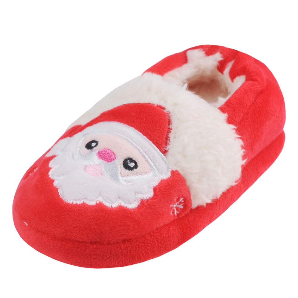 Annnowl Toddler Boys Girls Santa Claus Christmas Shoes Winter Warm
