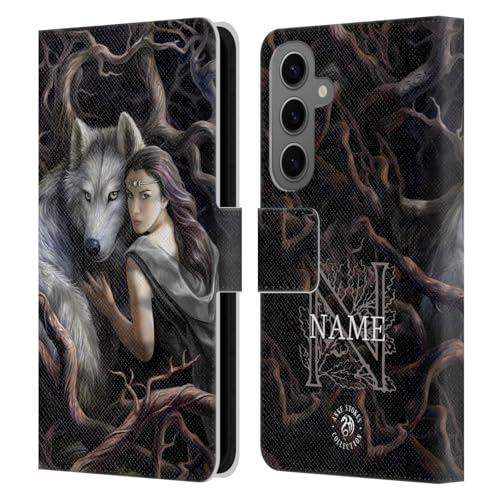 Coque en cuir portefeuille Galaxy S25 Anne Stokes pour organiser vos sorties avec style