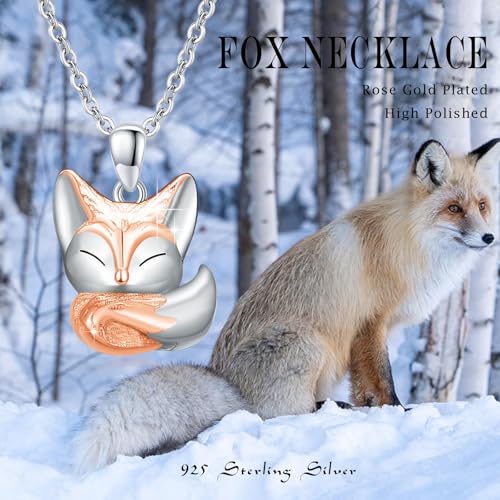 Collier en pierre de lune et argent 925, pendentif renard ciselé main