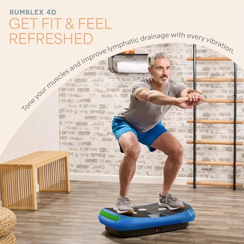image for Lifepro Rumblex 4D Vibration Plate Exercise Machine with Triple Motor 