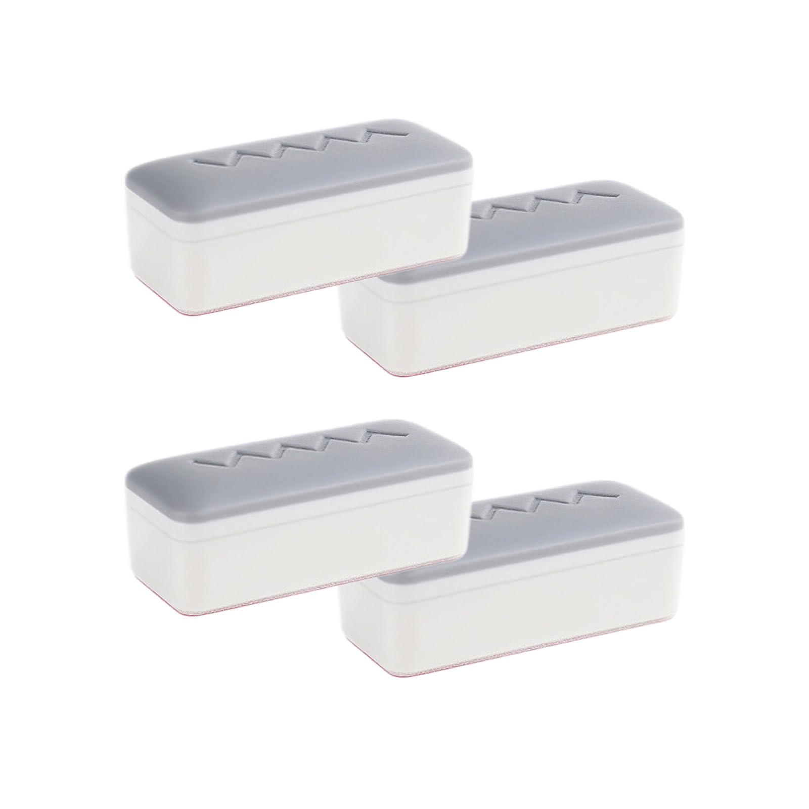 Uqezagpa MultiUse Toilet Seat Pad Set of 4 NonSlip Seat Grippers Selfadhesive Toilet Bumpers for Bathroom Slip Resistant Pad