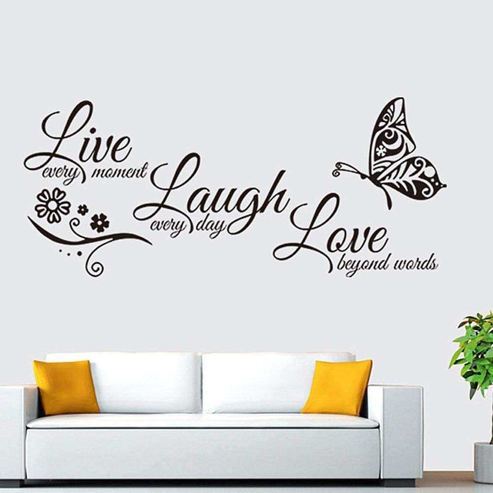 NOBRIM 3 Adesivi murali Decalcomanie motivazionali per la casa Aula Scuola Soggiorno Decorazione della Parete Adesivi murali Fai da Te Citazioni 18x39 Pollici