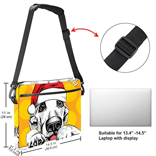 Funda ordenador 13 pulgadas antichoque con asa de perritos 5