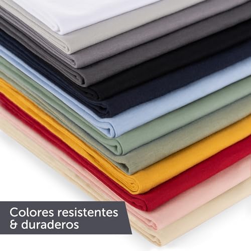 Miniatura 6 de Blumtal Funda Almohada 50x50 Cm - 100 Algodón Suave - Verde - Juego De 2 Fundas De Cojín 50x50- Fundas De Cojín Con Certificado Oeko-Tex, Para Almohadas Y Cojines