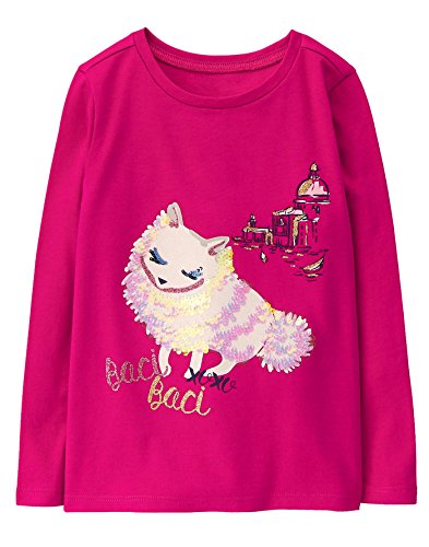 Gymboree Girls' Little Long Sleeve Destination Graphic Tee