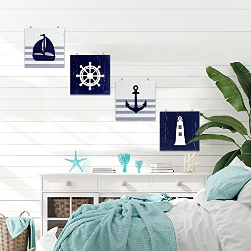 Jetec-4-Pieces-Nautical-Wall-Decor-Anchor-Ship-Wheel-Sailboat-Lighthouse-Wooden-Sign-Rustic-Beach-3D-Wood-Print-Sign-Beach-Bathroom-Wooden-Plaque-Decor-Ocean-Coastal-Theme-Ocean-Decor-Classic-Style 51bpwH25JsS