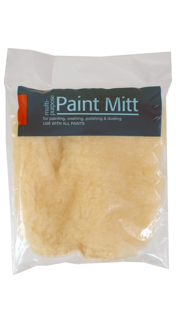 Multi-Purpose Paint/Stain Mitt, Synthetic, White, 1 Count (Pack Of 1) 071497645203