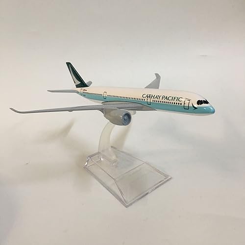 Miniatura 3 de 1400 Asia Cathay Pacific A350 Modelo de avión de simulación Modelo de avión Modelo de Aviación Modelo de Aviación Kits de aviones para colección y