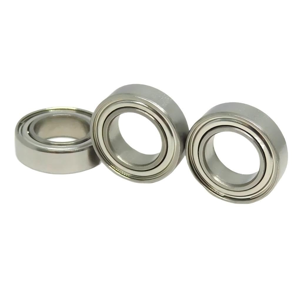 Rodamiento ranurado 10 rodamientos de bolas cerámica híbridos acero inoxidable SMR52C-148C ZZ, ABEC-7 2,5-4 mm ancho for motores(5x9x3mm)
