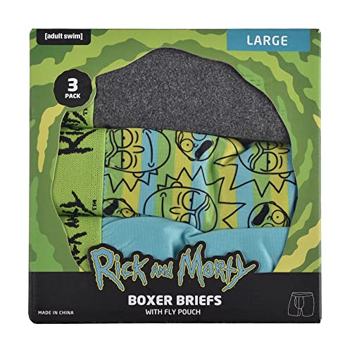 Rick&Morty Men's 3-Pack Boxer Brief Underwear2