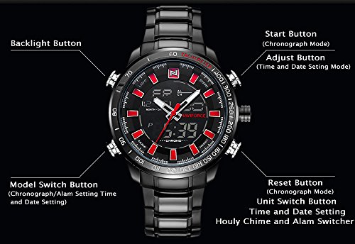 Relogio Naviforce 9093 prata