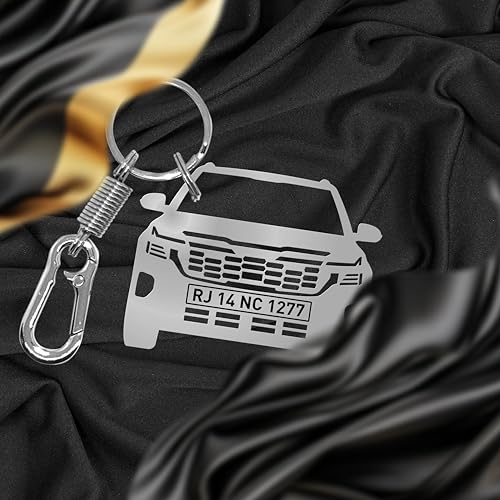 Image of Stainless Steel Car Key chain For Men With Premium Metal personalised car key chain| keyc hain for car | key chains for men | Car Keychain Key Ring
