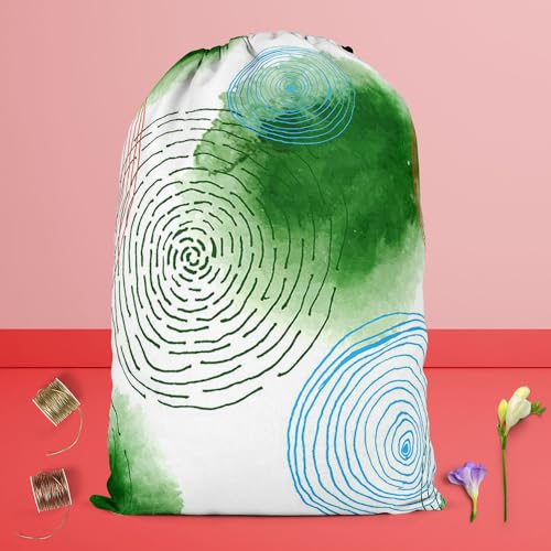 Image of ArtzFolio Hand Drawing | Reusable Sack Bag | Bag for Gym, Storage, Vegetable & Travel