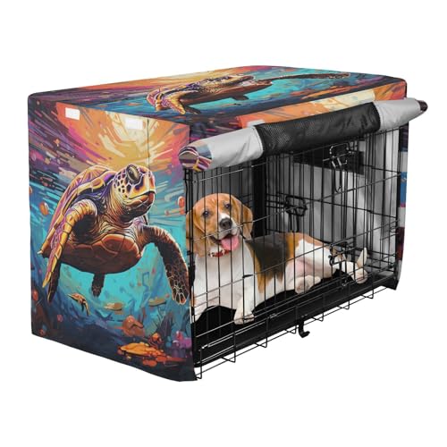 Housse de cage pour chat et chien étanche extérieure bleue - 3