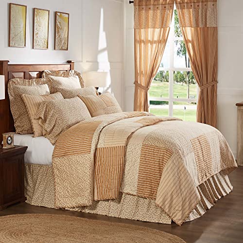 VHC-Brands-Camilia-Twin-Quilt-68Wx86L VHC Brands Camilia Twin Quilt 68Wx86L