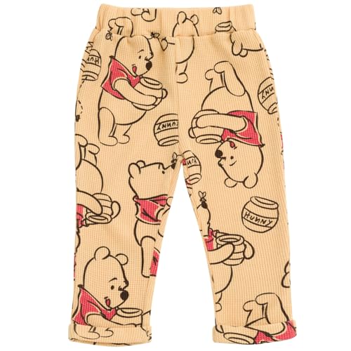 Image of Disney Boys' Loungewear Waffle Knit Sweatshirt and Pants Set for Baby & Kids