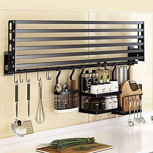 Support de rangement pour micro-ondes étagère de cuisine suspendue et pliable - 5
