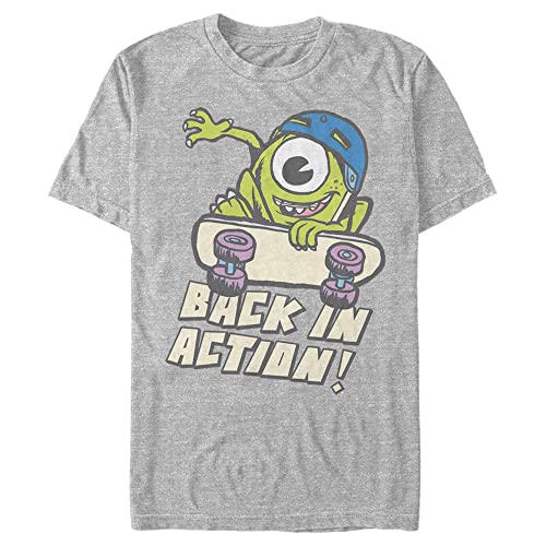 T-shirt Disney Back in Action bleu roi chiné pour garçon en taille XL