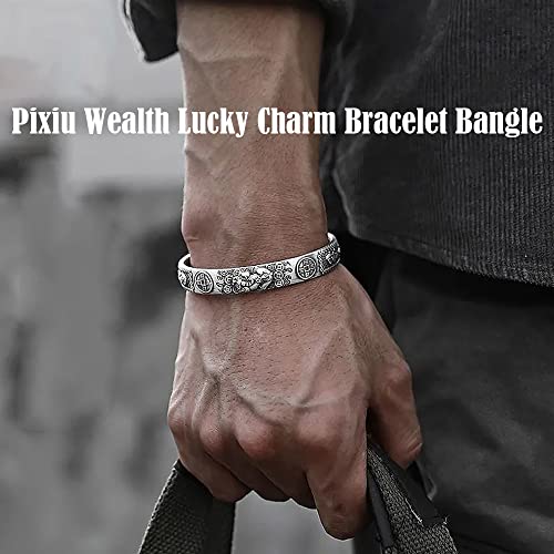 Pixiu Bracelet Feng Shui Pixiu Ring Set, Chinese Feng Shui Pi Yao Wealth Bracelet, Pixiu Ring Protection Wealth Bring Good Luck and Prosperity for Women Men2