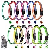Premium Material: Halsband für Katzen aus 100% hochwertigem und strapazierfähigem Premium Nylon. Bitte messen Sie den Halsumfang Ihres Welpen vor dem Kauf.