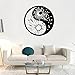 Pegatinas de pared Estrellas budistas Día y noche Símbolos de Yin y Yang Pegatinas de vinilo para pared Dormitorio Sol Luna Decoración de negocios Calcomanías de pared