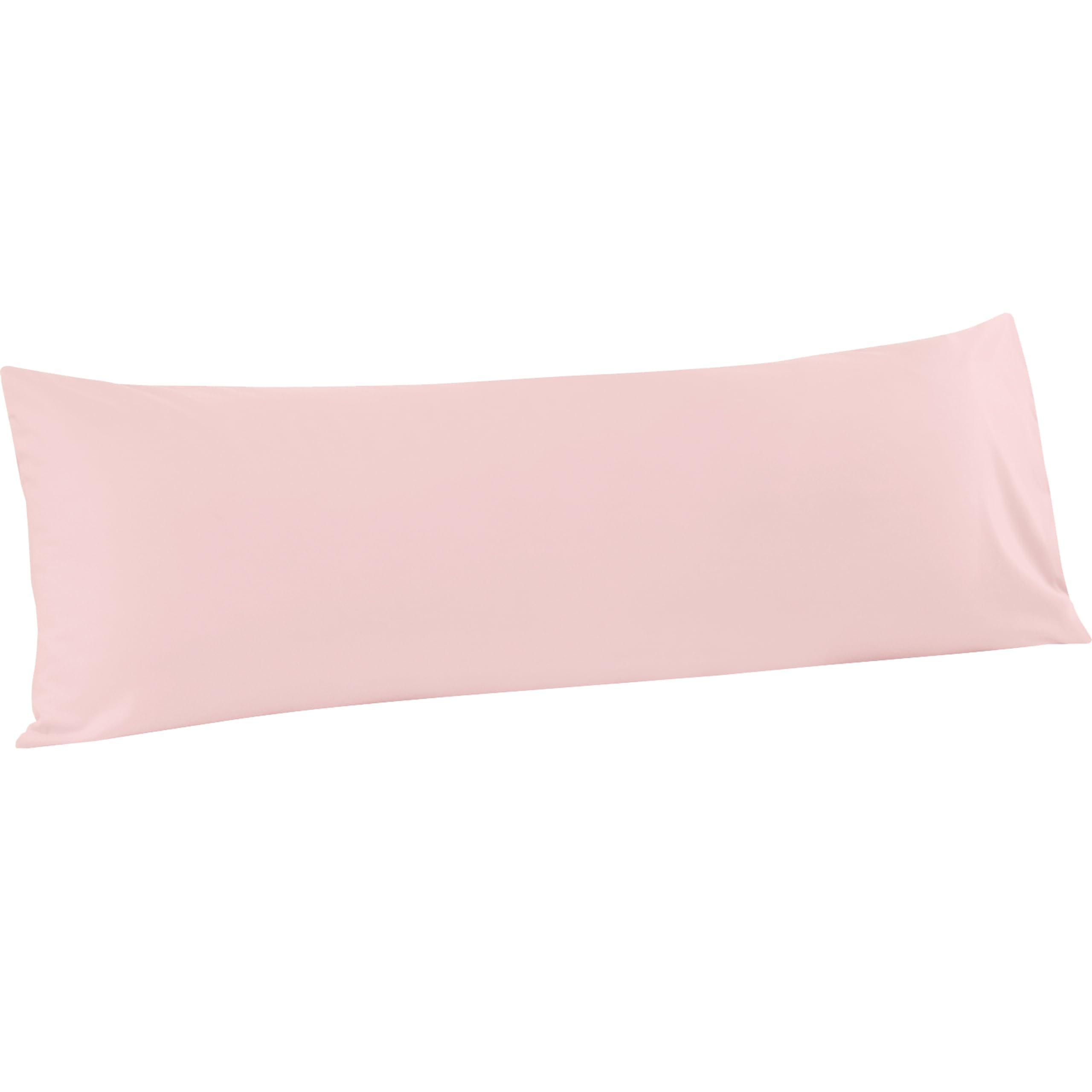 FLXXIE Microfiber Body Pillow Cover, Envelope Closure, Blush Pink