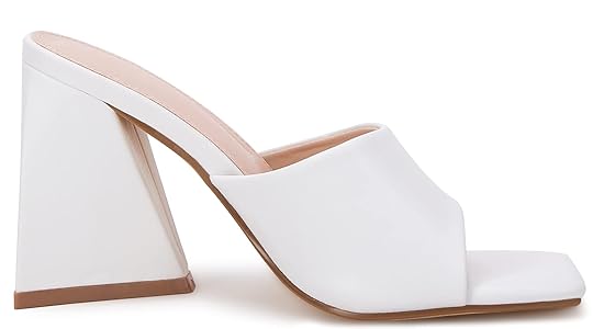 【完売品】CLANE OPEN TOE SQUARE MULES 37 24ss Amazon.com | MUSSHOE High Platform Sandals for Women Square