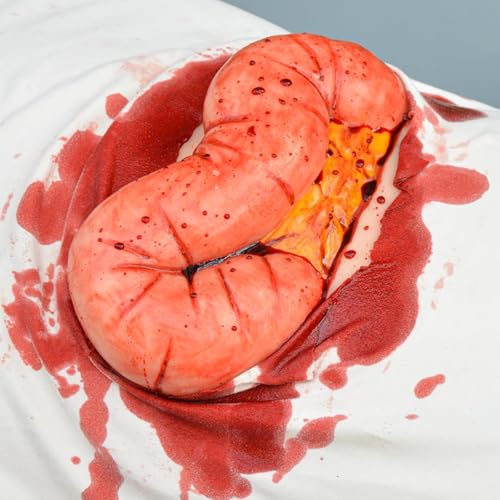 Image of Adhesive Eviscerated Intestine Simulator, Open Abdominal Wound Packing Trainer, Large Intestine Simulator for Wound Care Practice, Medical Education Tools