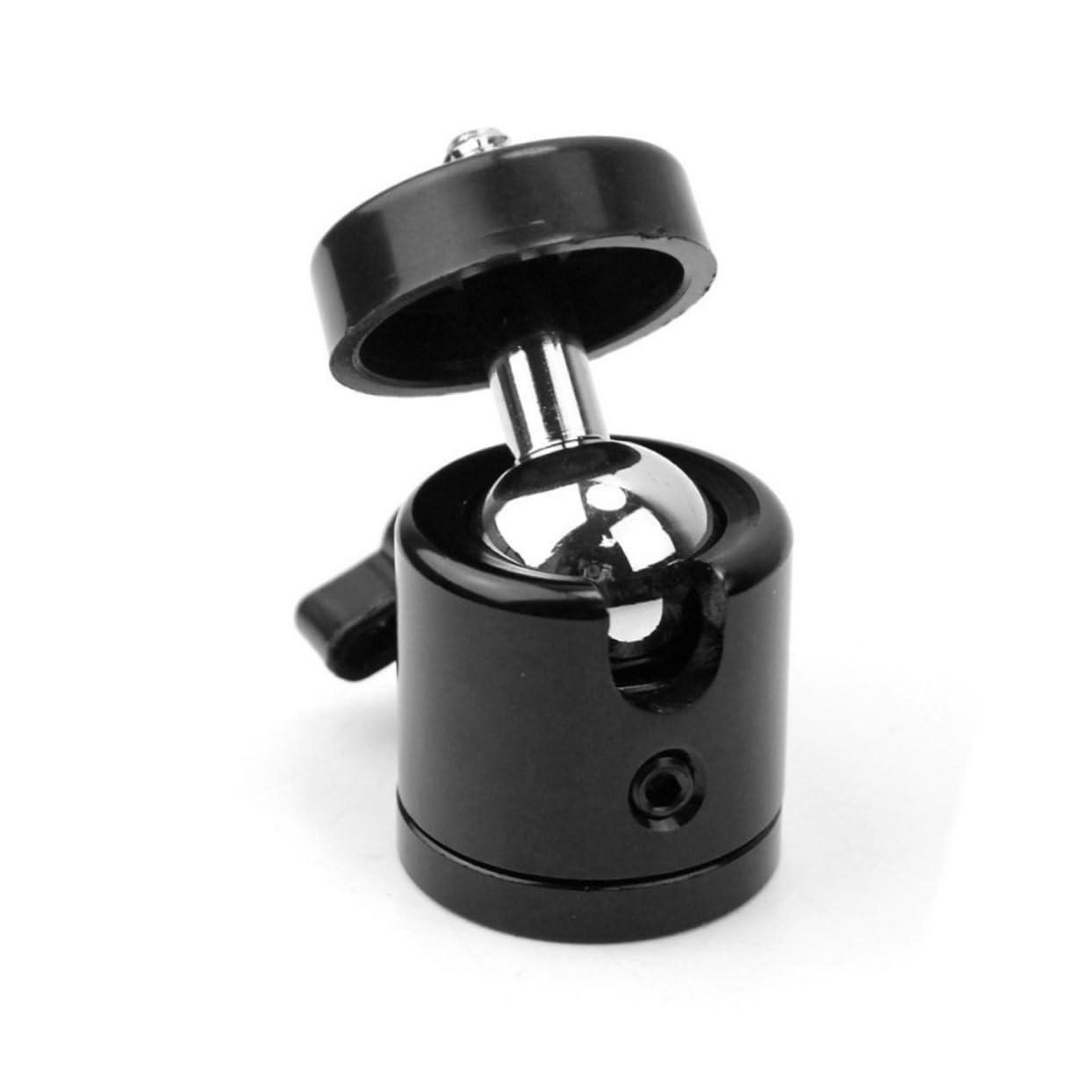 Veemoon 360degree Mini Tripod Head with Pan for DSLR Cameras and Camcorders Compact Design with Thread Lightweight Black