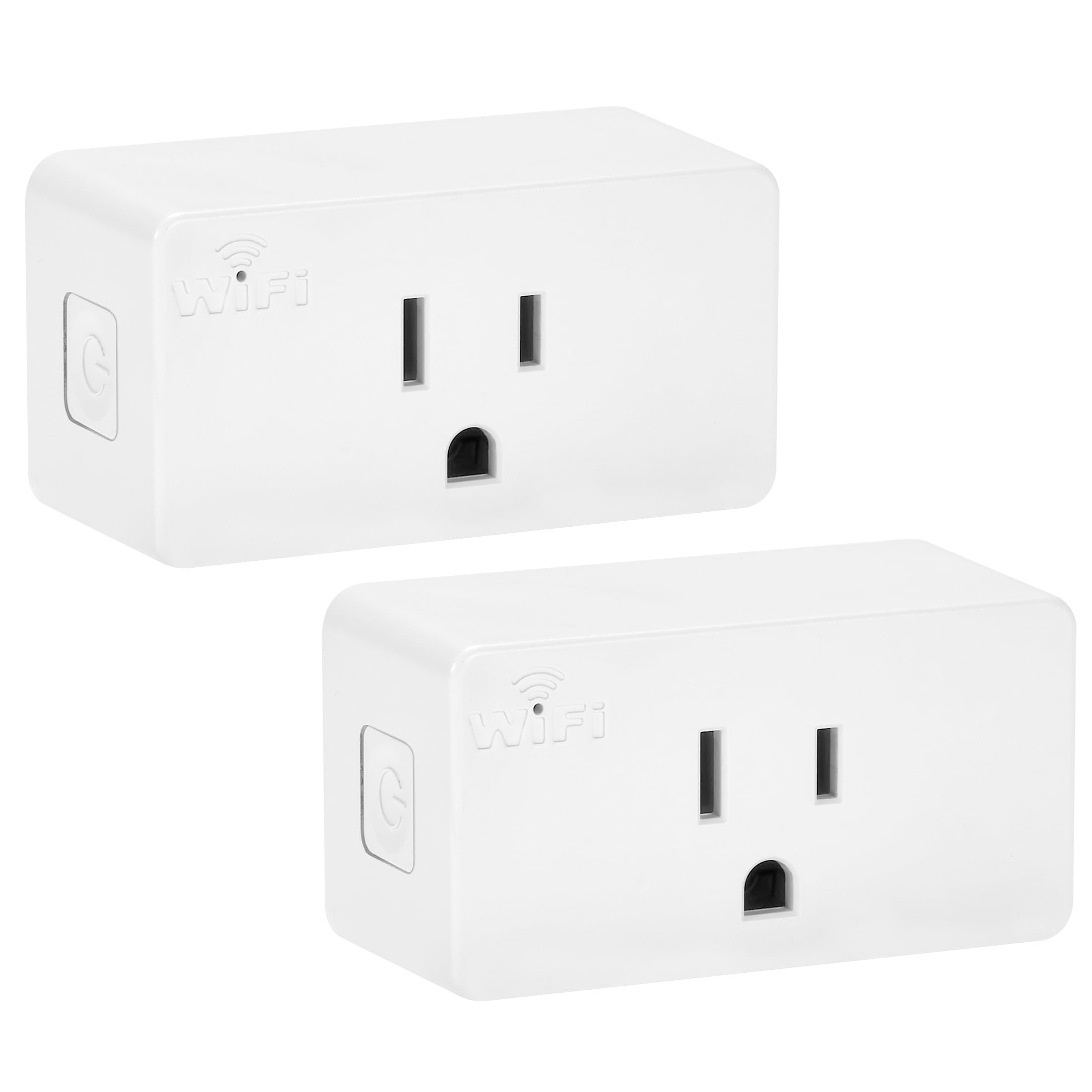 Smart WiFi Outlet Adapter Smart Plug Works with Google Home Alexa App Control Timer Countdown Functions 2 4